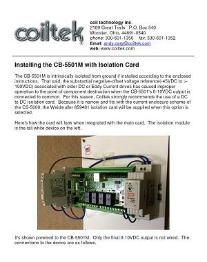 Iso card installation